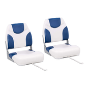 Sjedalo za camac - 2 kom. - 50x42x51 cm - bijelo-plava