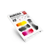 Akvarelni blok AURORA hot press A5 s špiralo | 12 listov