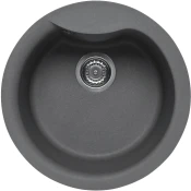 Granitna sudopera sa jednim koritom okrugla - EGO Round fi 48.5cm - Titanium 73 - Elleci