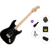 Fender Squier Sonic Stratocaster HSS MN Standard SET Black Elektricna gitara