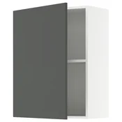 KNOXHULT Zidni ormaric s vratima, tamnosiva, 60x75 cm