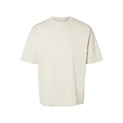 SELECTED HOMME Majica SLHOSCAR kremna