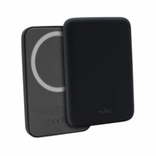 PURO - MagSafe PowerBank 4200 mAh 5W, USB-C, črna