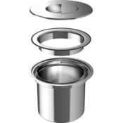 Blanco sortirnik odpadkov-SOLON INOX 18/10 - NADZORSKA RAVNA MONTAŽA