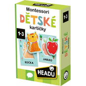 HEADU CS: Montessori Djecje kartice