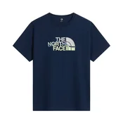 THE NORTH FACE Majica Mountain Line mornarska / svetlo rumena