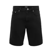 Only & Sons Kavbojke ONSEdge črn denim