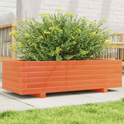 Vrtna sadilica voštano smede boje 90x40x26,5 cm od borovine