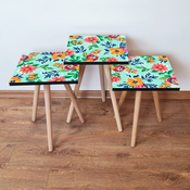 HANAH HOME Set 3 stocica 3Shp196 Multicolor