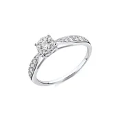 DIAMANT LETERNEL Prstan srebrna