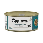 APPLAWS mokra hrana za mačke z ocean fish v brozgi - 156g