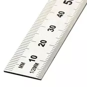 Jekleno merilo/lineal | HEDUE - 60 cm