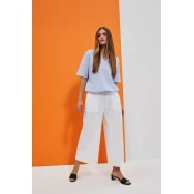 Marisse Womens Trousers L-Sp-4018 White