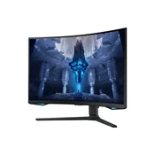 Gejming monitor SAMSUNG LS32BG750NPXEN 32/VA,zakrivljen/3840x2160/165Hz/1ms GtG/HDMIx2,DP,USB/freesync/crna