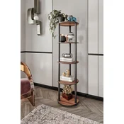 Hanah Home Polica za kucu Bookcase, 34x140x34 cm, Boje oraha