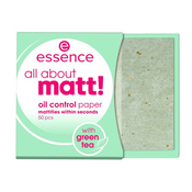 essence lističi za matiranje obraza - All About Matt! Oil Control Paper