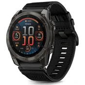 Univerzalen pas Techsuit W070 22mm za pametne ure - črn