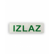 BB Link Nalepnica IZLAZ, 25x9cm