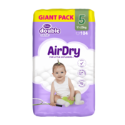 Violeta Giant Pack Air Dry pelene, Junior 5, 11-25 kg, 104/1