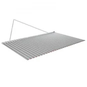 VEVOR Vlečna brana 1830x914 mm jekleno siva