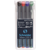Marker permanentni 0,4mm CD/DVD  Schneider Maxx OHP 220 S 4/1