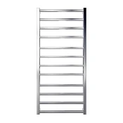 Ogrevani nosilec za brisače z lestvijo TOKIO 260W/230V 120x53 cm nerjaveče jeklo/sijajni krom