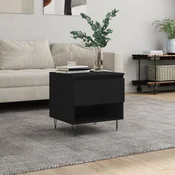 Stolic za kavu crni 50 x 46 x 50 cm od konstruiranog drva
