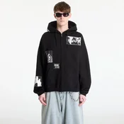 Mikina Wasted Paris M Taunt Boxy Zip Hoodie Black M