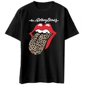 The Rolling Stones Leopard Print Tongue Black M Majica