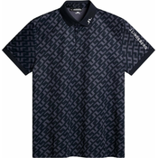 J.Lindeberg Tour Tech Regular Fit Print Bias Bridge Navy 2XL Polo majice