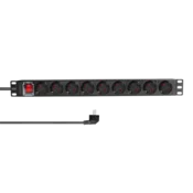 Logilink PDU 9 x šuko CEE 7/3, 2.0m, sa prekidacem