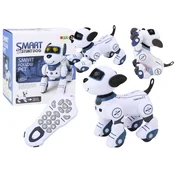 Robot LEAN TOYS interaktivni robot pes, daljinsko voden, pleše, izvršuje ukaze, moder