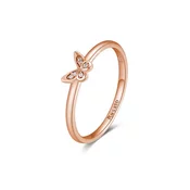 Rosato Bronast prstan s prozornimi cirkoni Allegra RZA024 (Obseg 56 mm)