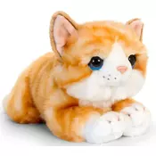 Plišana igracka Keel toys - Macic koji leži, narancasti, 32 cm