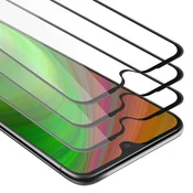 Cadorabo CADORABO Motorola MOTO G7/G7 PLUS - Zaščitna folija v transparentno s čarno - 3-pack Kaljeno steklo za zaščito zaslona s trdoto 9H in 3D doti, (20562965)