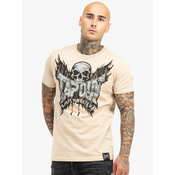 Tapout Majica CRESTON  pijesak / svijetlosiva / crna