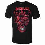 Metalik majica muško Metallica - Heart Skull - ROCK OFF - METTS40MB03 PHDMTLTSBHEASKU