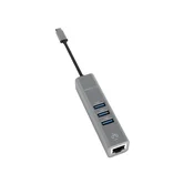 Adapter TER USB 3.2 Gen 1 Type-C v RJ-45, srebrn