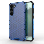 HURTEL Honeycomb etui do Samsung Galaxy S23+ pancerny hybrydowy pokrowiec niebieskie