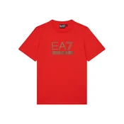 EA7 Emporio Armani Majica 7B000350 AF10375 U5005 Rdeča Regular Fit