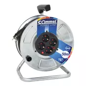 COMMEL Kabl sa motalicom metalni bubanj 280mm monofaz 25m H05RR-F 3G2,5 C0928