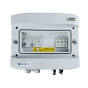 DCAC switchgear // IP65, SPD DC Noark 1000V type 2, 2 x PV string, 2 x MPPT // SPD AC Noark type 2, 20A 1-F, RCD 40A/300mA
