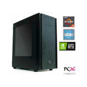 PCX stolno računalo EXTIAN R5 5600X/16GB/SSD500/HDD 1TB/RTX 3060