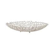 Eglo 427488 - Dekorativna cinija KIMITSU O 45 cm srebrna