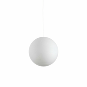 Ideal Lux - Lestenec na vrvici CARTA 1xE27/25W/230V pr. 40 cm bela