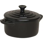 Posuda za pečenje 10 cm, 250 ml, BLACK ONYX, kamene posude, Le Creuset