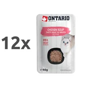 Ontario Kitten juha - piščanec, korenje in riž 12 x 40 g