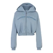 UNDER ARMOUR Športna jopa na zadrgo Icon Wordmark opal/golobje modra