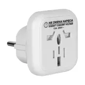 Rebel TOOLS Elektricni putni adapter 13A utikac EU u UK SAD CN Australija