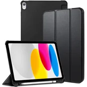 GS Ovitek za iPad 11 2025 A16 (11. gen.)/iPad 10.9 2022 (10. gen.), pametni pisalo, z držalom za pisalo, črn